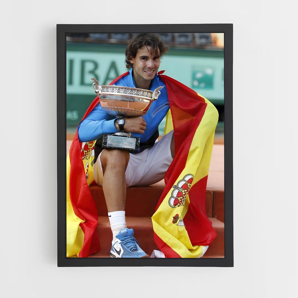 Poster La Paix du Champion – affiche Tennis (vue 2)